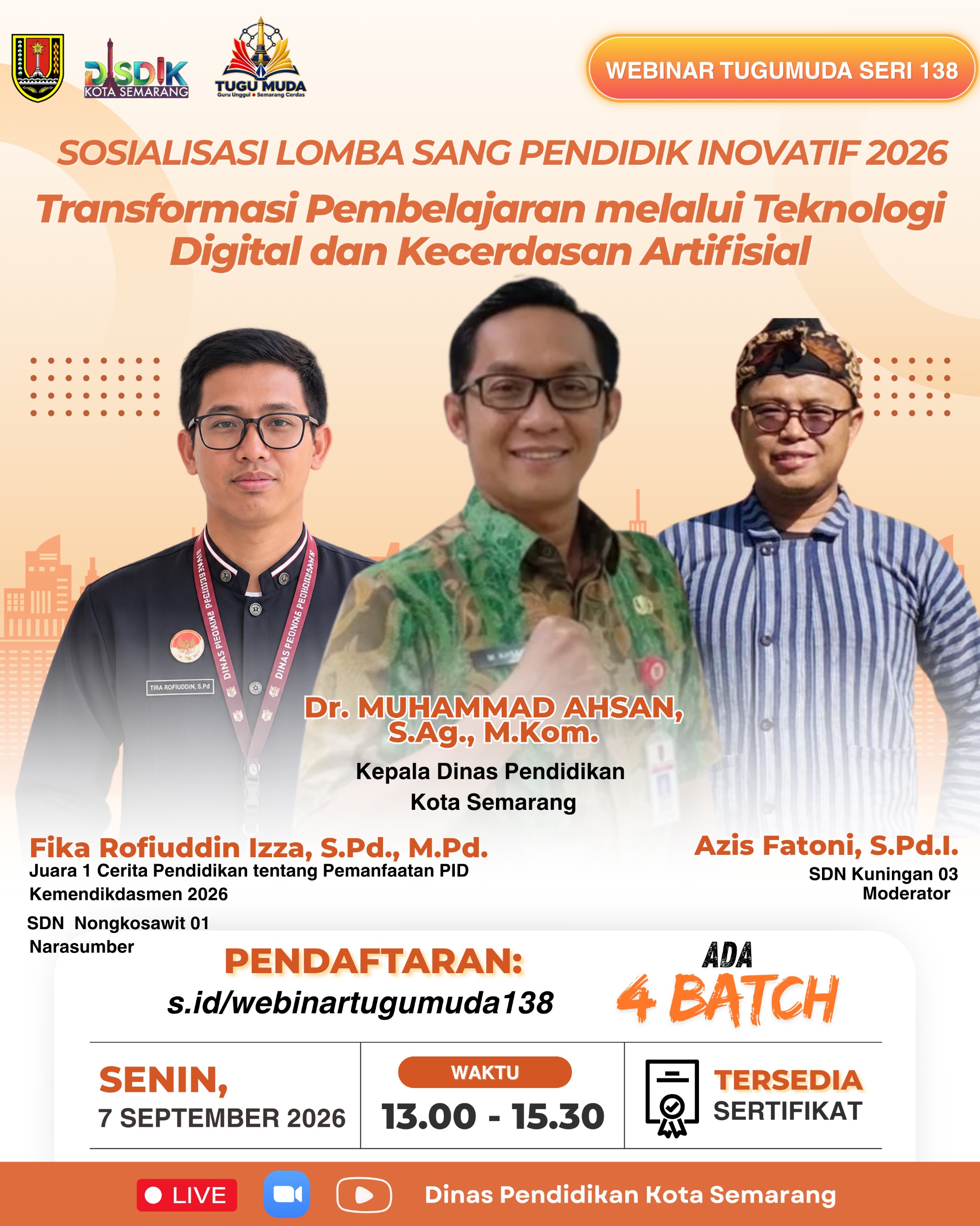 WEBINAR KOMBEL TUGUMUDA SERI KE-138🎗️